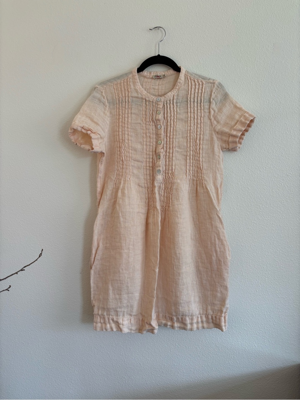 Faherty Women's Gemina Shift Dress 100% linen size medium